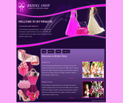 Bridalshop website template