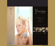 Hairdresser website template