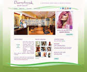 Hairdresser website template